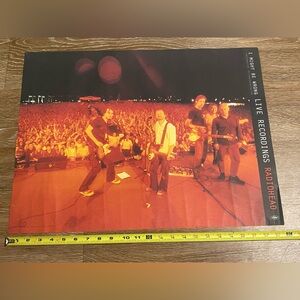 RARE Authentic RADIOHEAD KID A Amnesiac I MIGHT BE WRONG Era Live Concert Poster